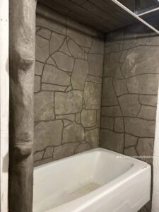 Decorative concrete repair